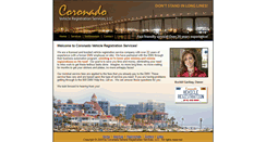 Desktop Screenshot of coronadovehicleregistration.com